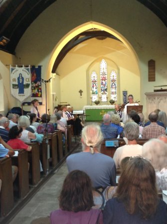 The event at St Michael's Tintern